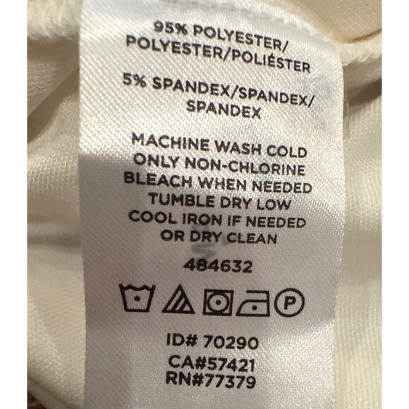 NTW Anne Taylor Elegant White V-Neck Blouse & Black Trim Large Light Academia - Picture 12 of 13